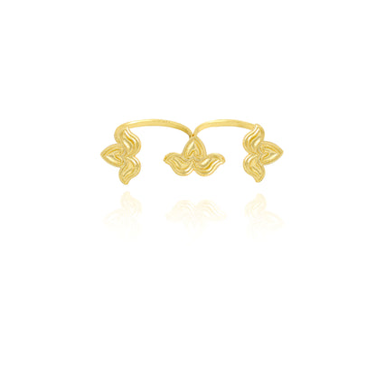 Bilva three leaves ring
