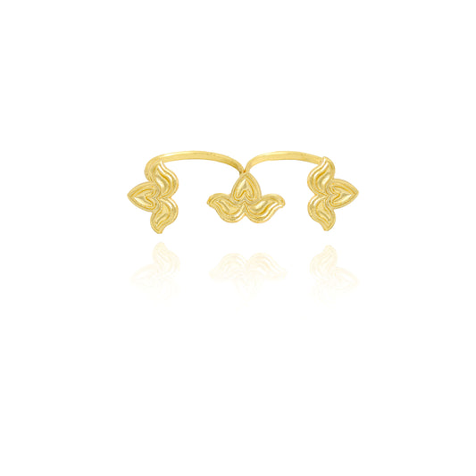 Bilva three leaves ring