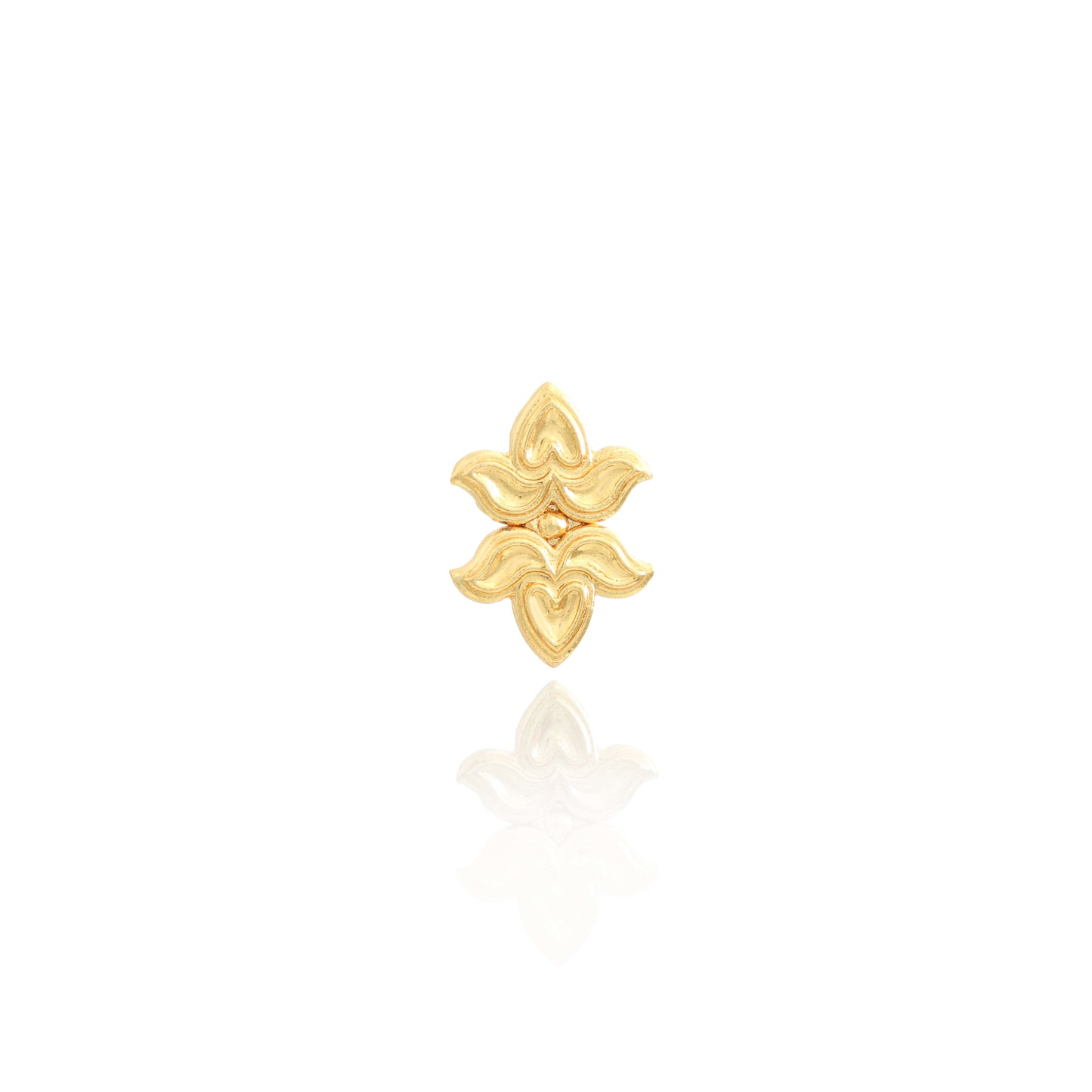 Bilva two leaves ring