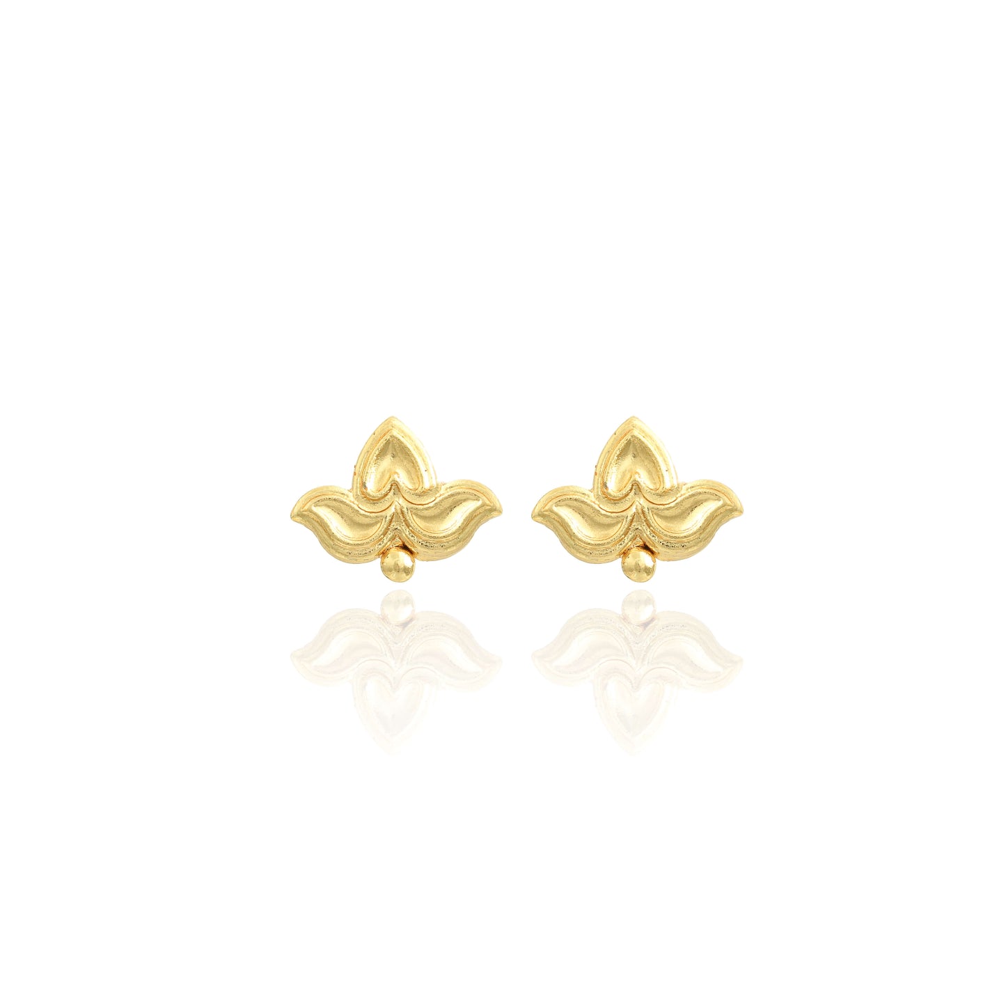 Bilva one leaf earrings