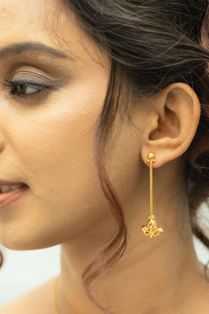 Bilva one leaf danglers