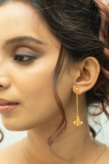 Bilva one leaf danglers