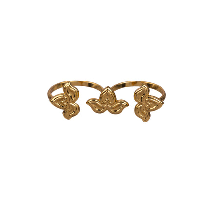 Bilva three leaves ring