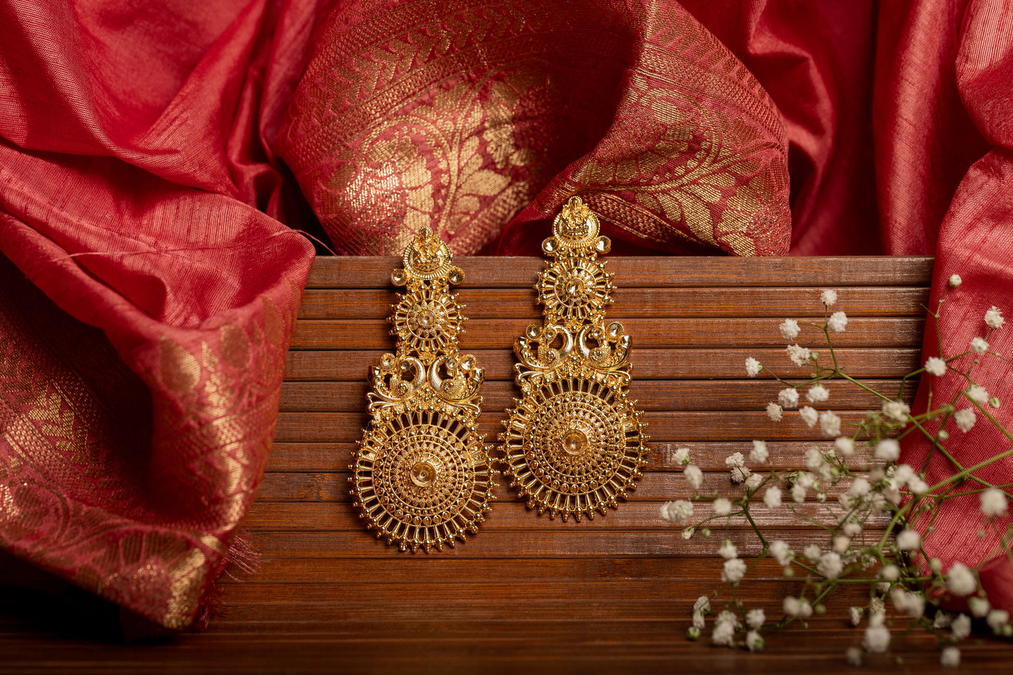 Divyara statement earrings