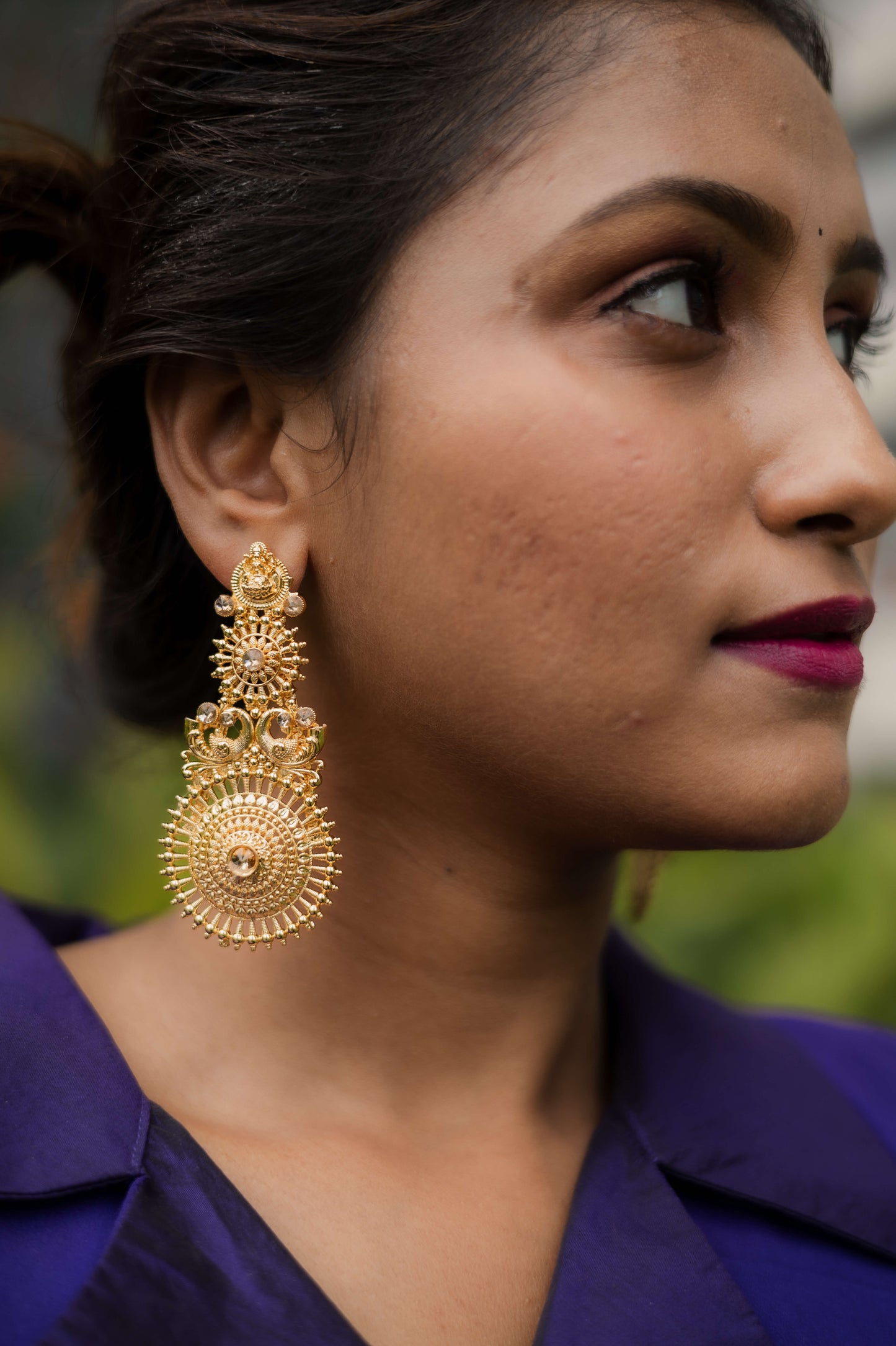Divyara statement earrings